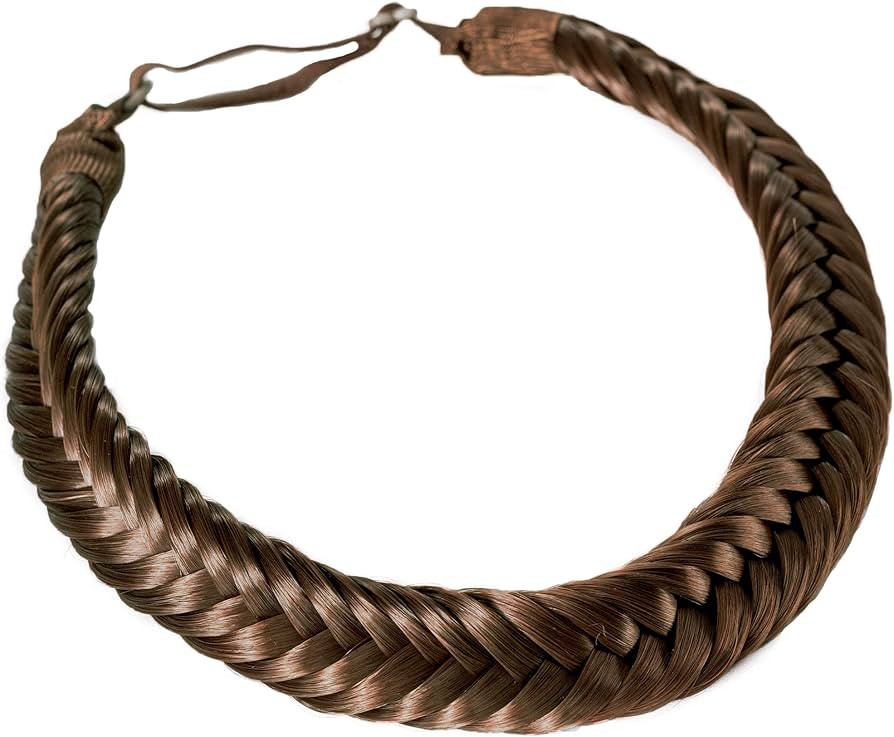 MADISON BRAIDS Women's Headband Hair Braid Natural Looking Synthetic Hair Piece Extension - Arisa... | Amazon (US)