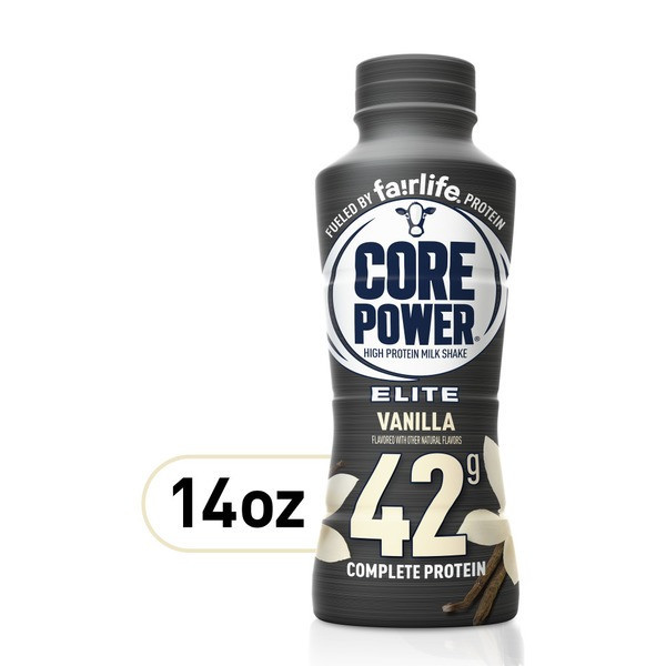 Core Power Elite High Protein Shake (42G), Vanilla, Ready To Drink For Workout Recovery - 14 oza | Instacart