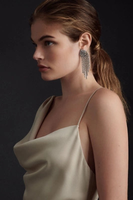 BHLDN August Satin Charmeuse Midi Dress | Anthropologie (US)