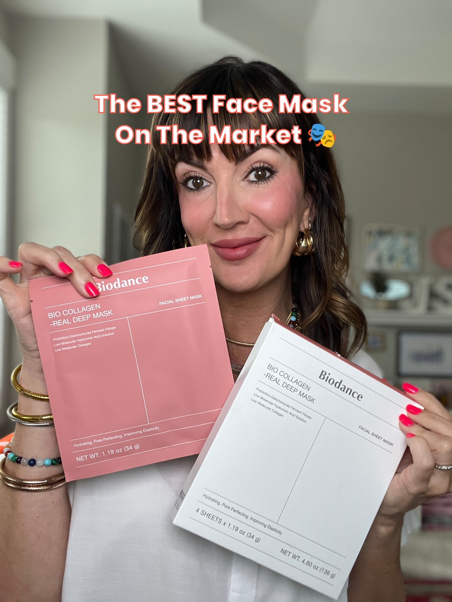 Seriously the best FACE MASK. My skin looks incredibly plump and feels super soft after remove. Try to wear overnight if you can for maximum effect! 

#LTKOver40 #LTKFindsUnder50 #LTKBeauty