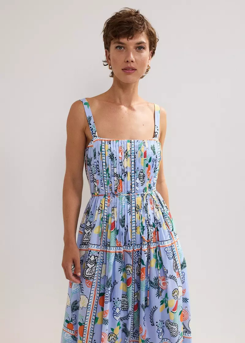 Hariett Pleated Cotton Sundress | Phase Eight UK | | Phase Eight