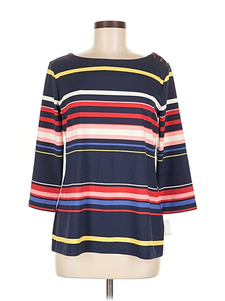 Charter Club Blue 3/4 Sleeve Top Size M - 57% off | ThredUp (US)