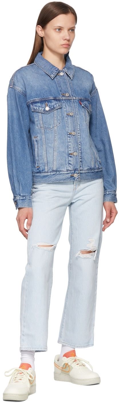 Blue Straight Jeans | SSENSE