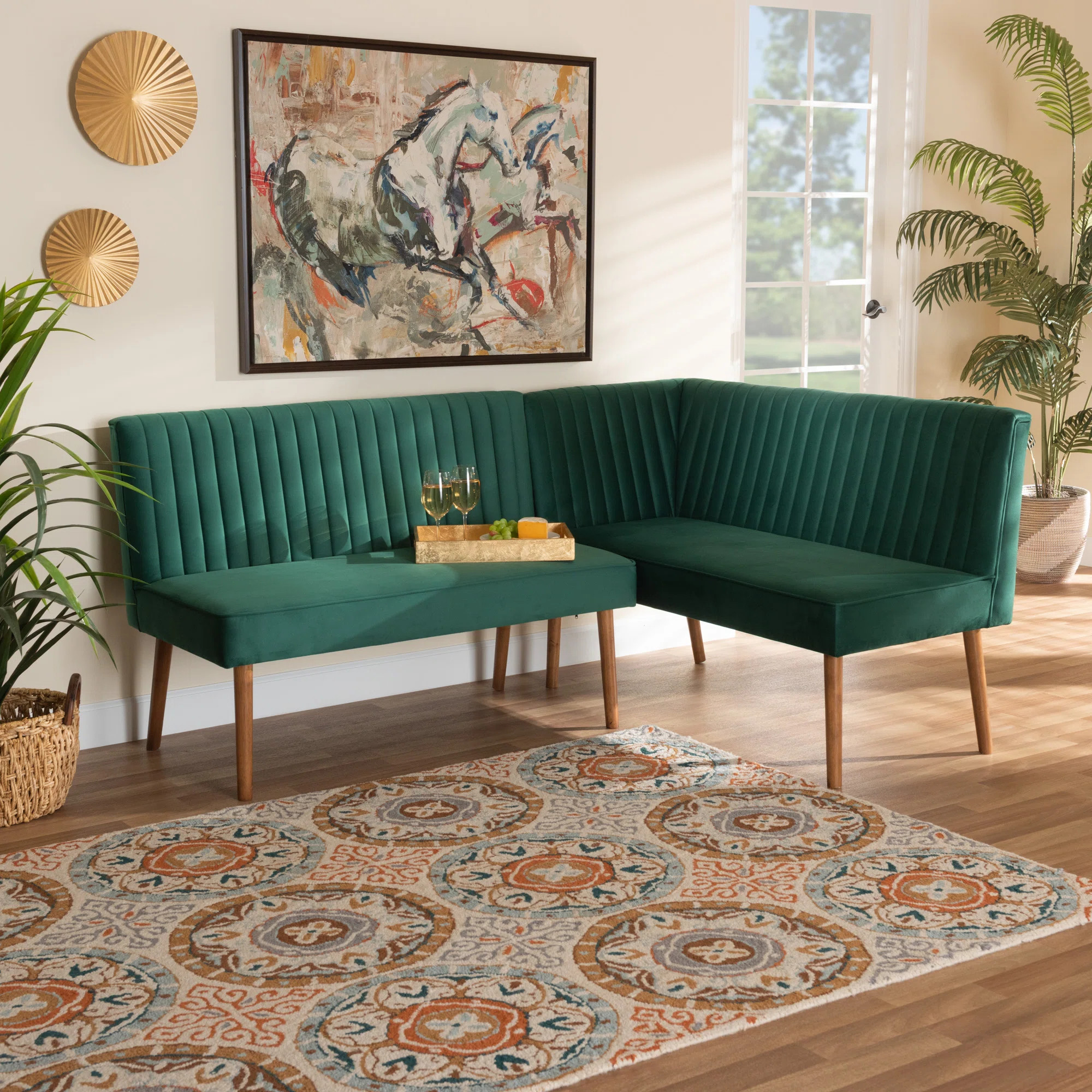 Frederickson Velvet Upholstered Bench | Wayfair North America