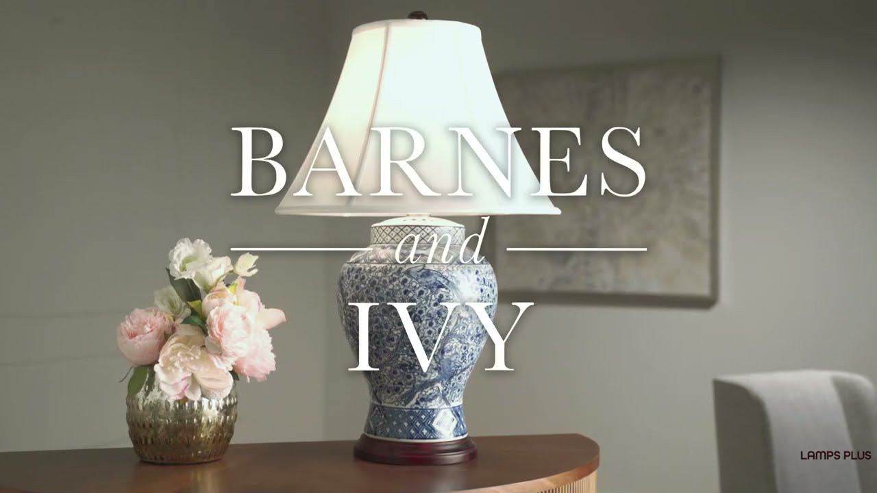 Barnes and Ivy Garden Bird 27" Blue White Porcelain Lamps Set of 2 - #225H7 | Lamps Plus | Lamps Plus