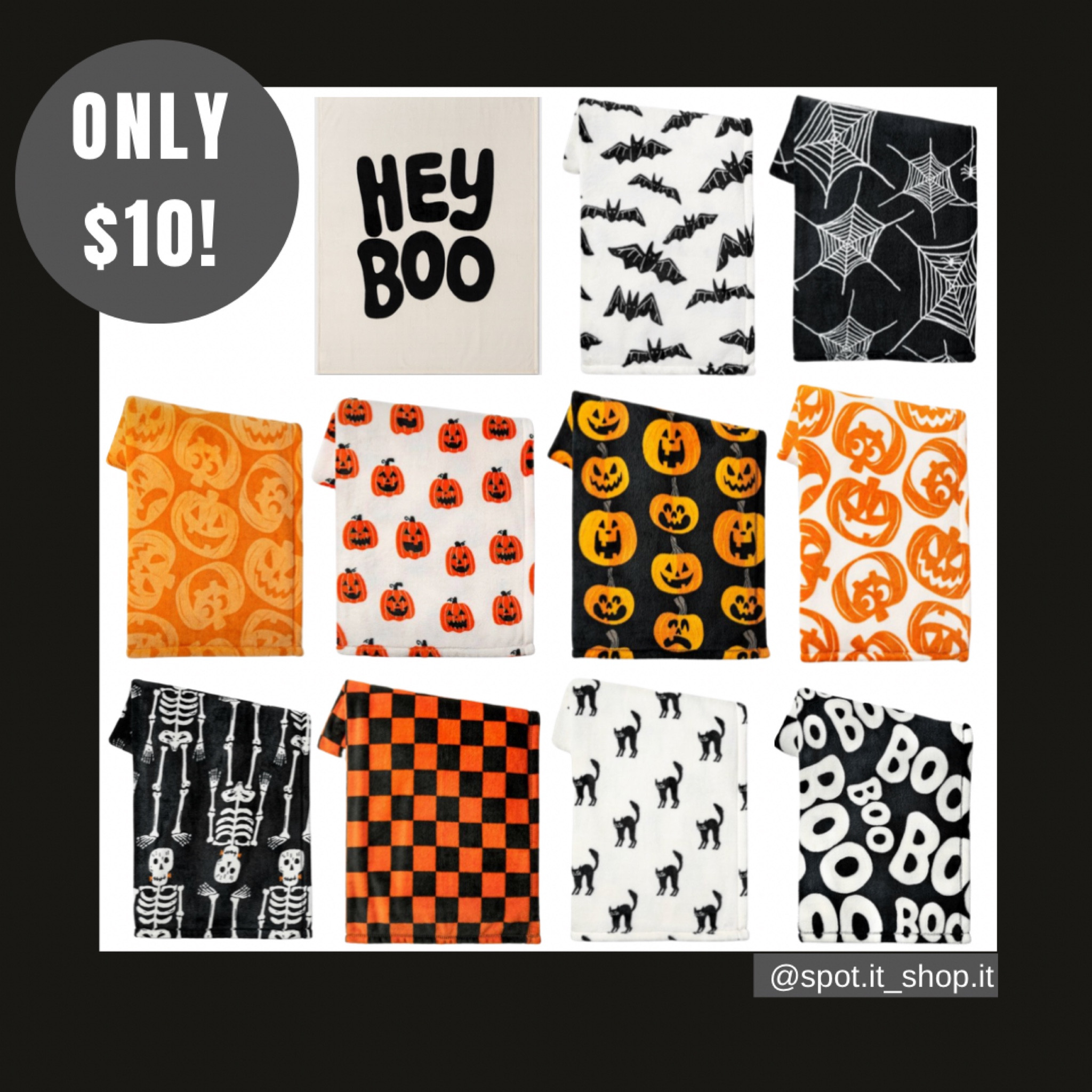 Check out these Halloween blankets--only $10!! 🎃

#LTKSeasonal #LTKunder50 #LTKhome