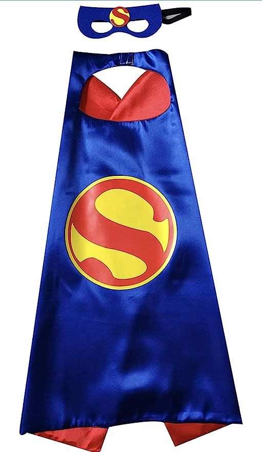 Maribus-FL Superhero Capes and Masks for Kids - Satin Capes and Felt Masks for Boys and Girls | Amazon (US)