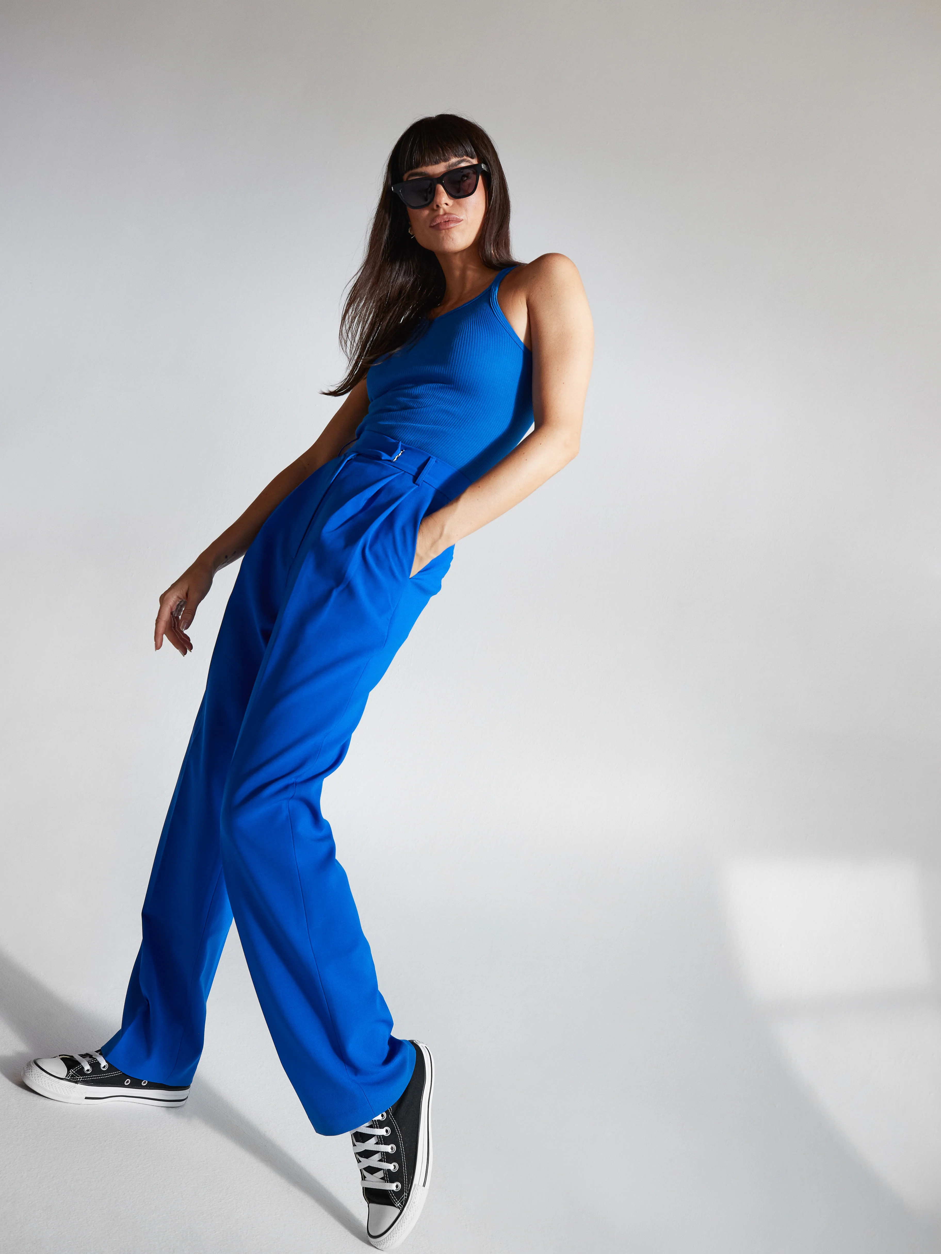 WEST / MUSCLE BODYSUIT / ELEKTRA BLUE | CLYQUE