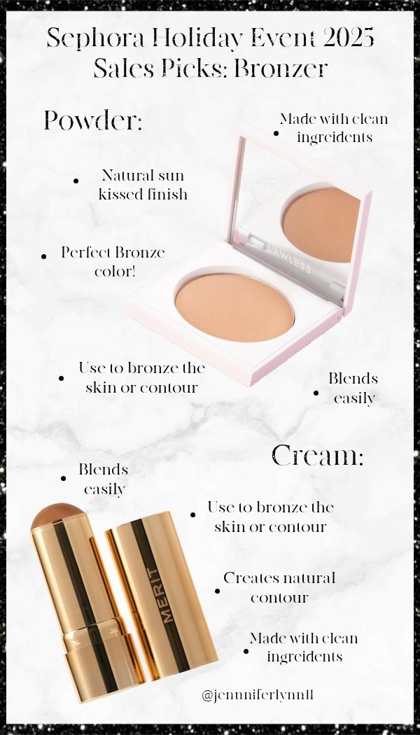 I’m pretty picky about bronzers. These are the two I recommend from the Sephora Sale. These would also make great gifts too! 

#LTKGiftGuide #LTKSaleAlert #LTKBeauty