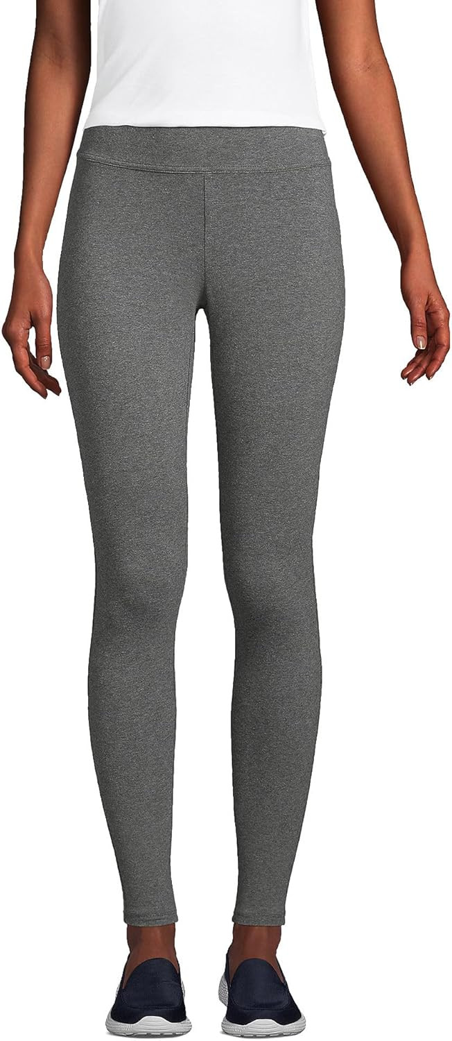 Lands' End Women's Starfish Mid Rise Knit Leggings | Amazon (US)