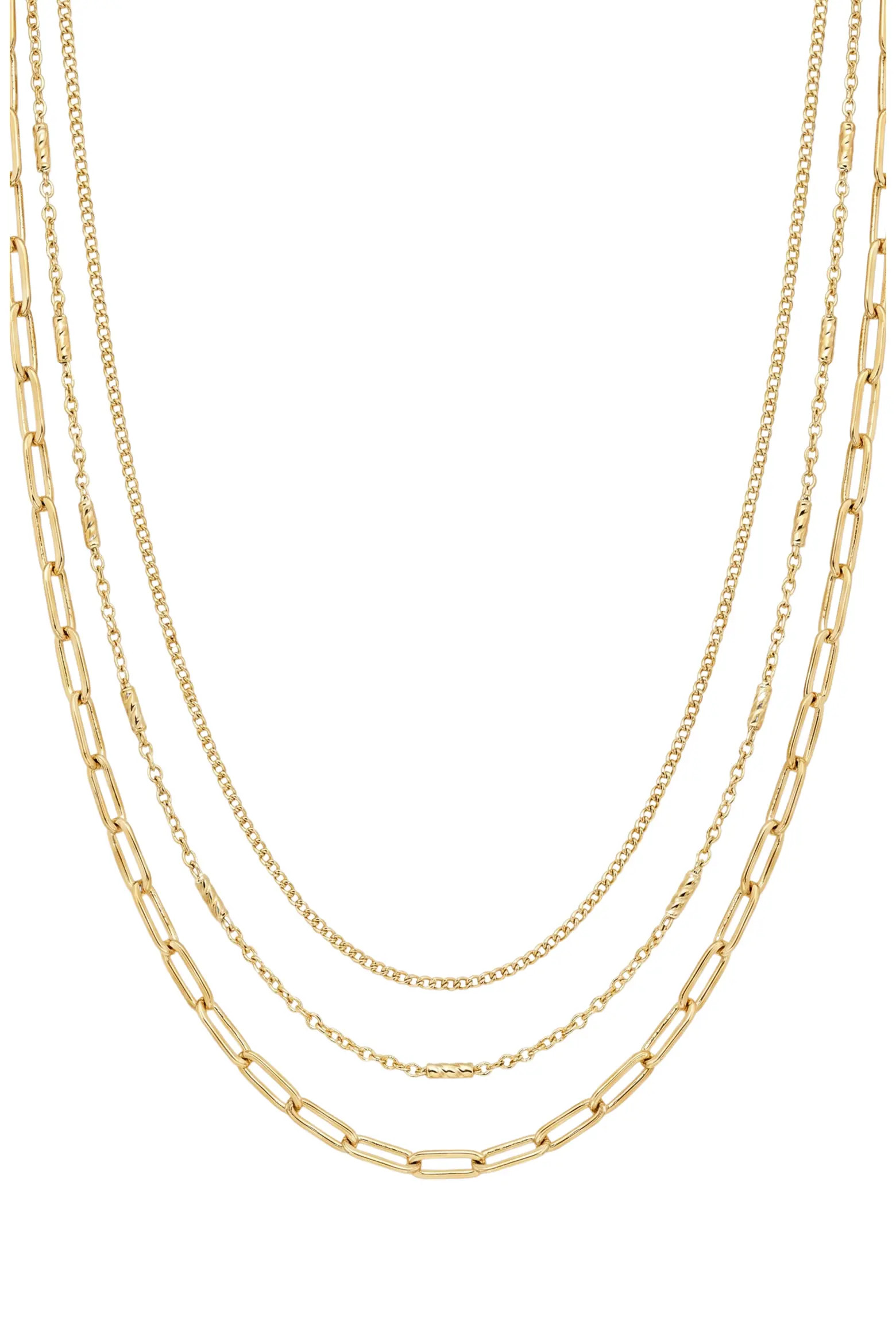 Triple Layer Chain Necklace (Women) | Nordstrom | Nordstrom
