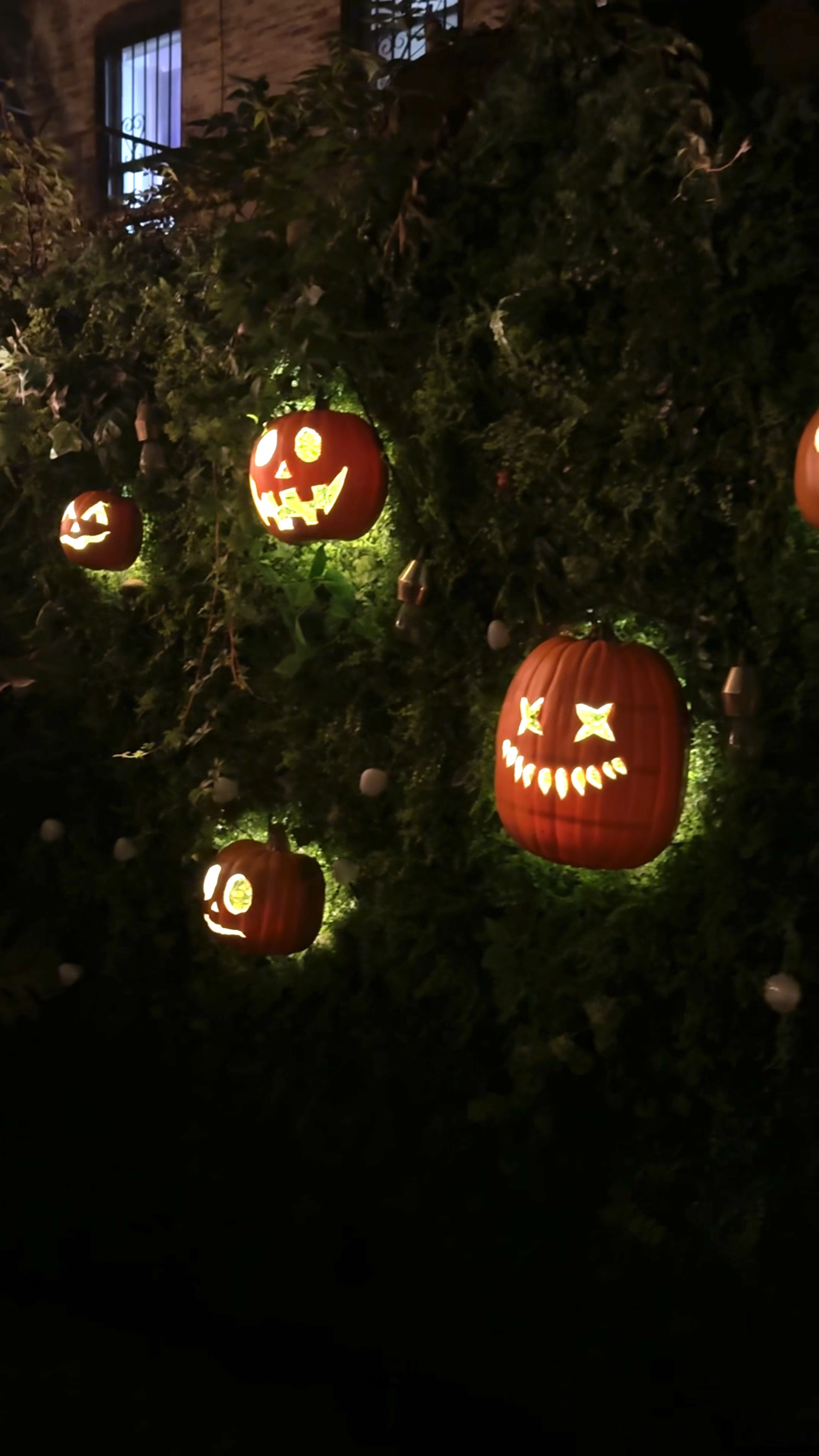 Floating jack o lantern wall diy materials! 

#LTKVideo #LTKHome #LTKSeasonal