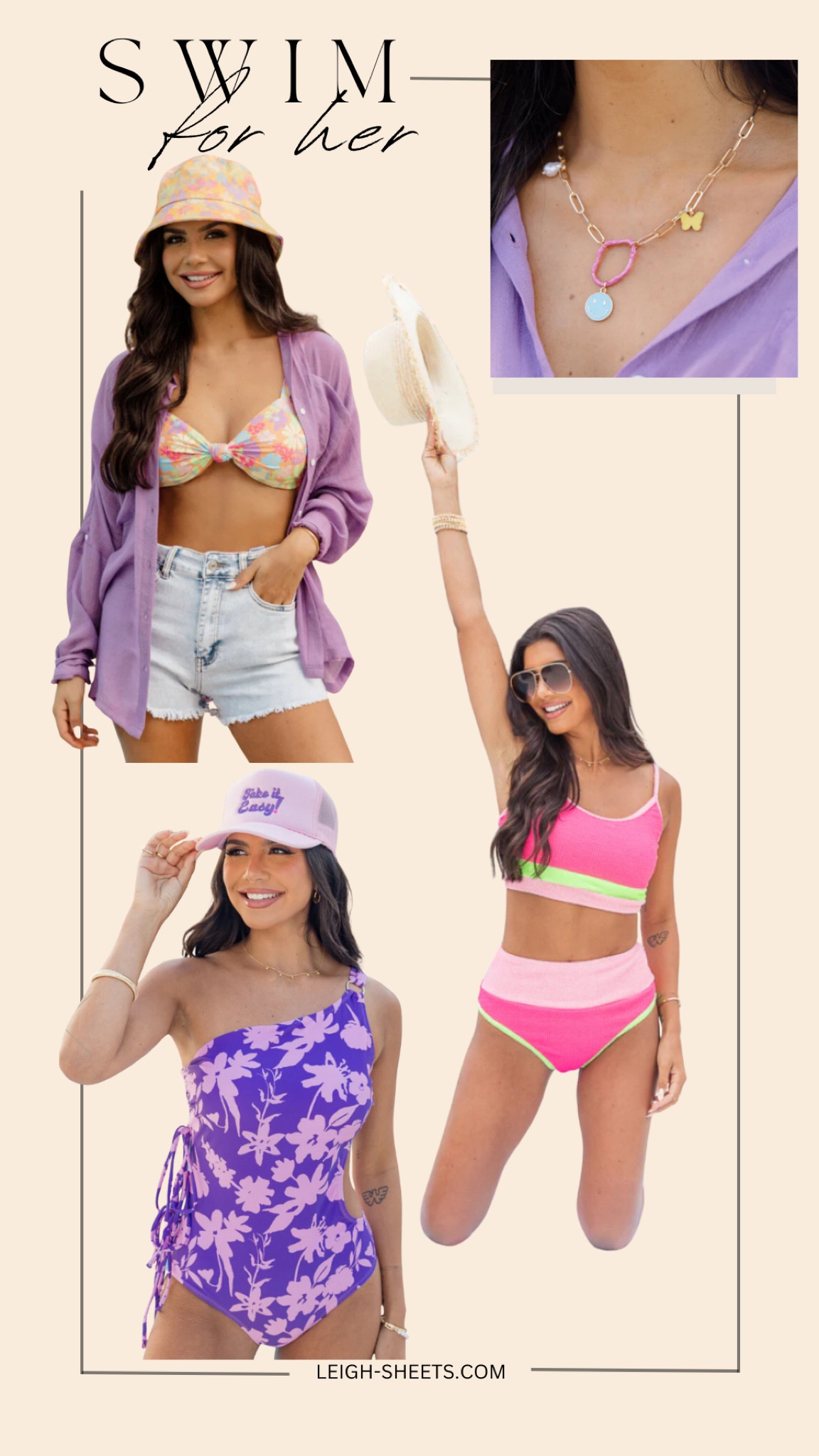 Pink Lily Summer
Bikini 
Swimsuit 
Colorful summer 
Trucker hat 
Bucket hat 

#LTKfindsunder50 #LTKswim #LTKSpringSale