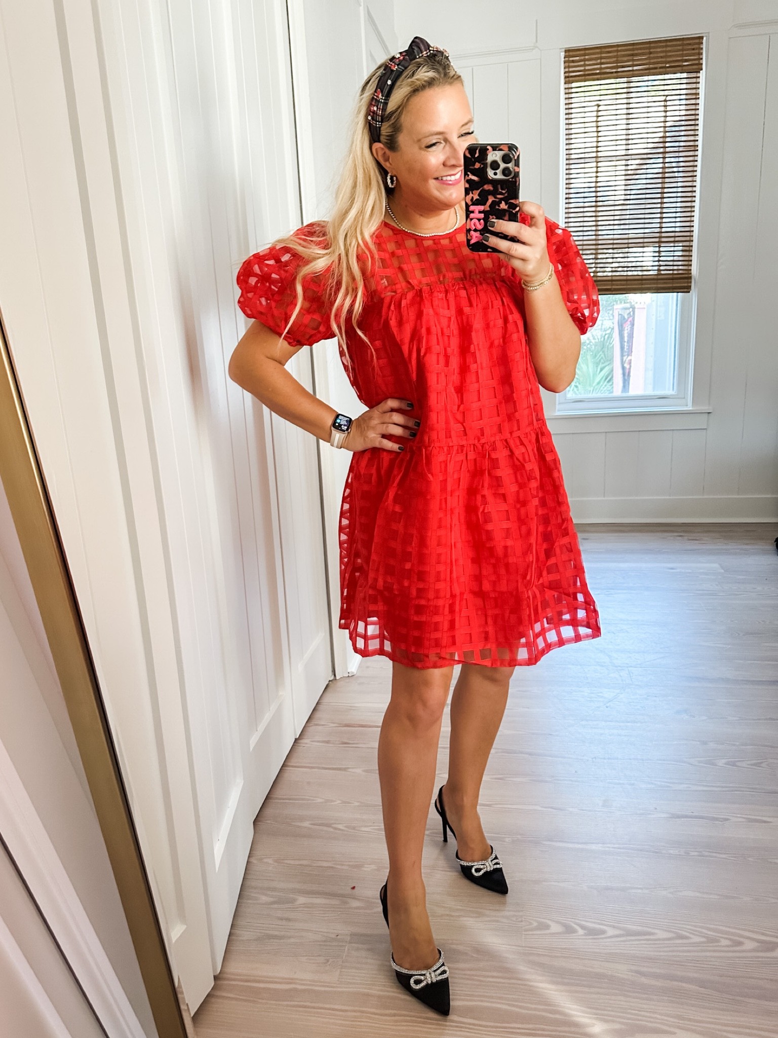 The perfect red dress for the holiday season. Wearing a small and it’s true to size. Code FANCY15 for 15% off  

#LTKHoliday #LTKstyletip #LTKSeasonal