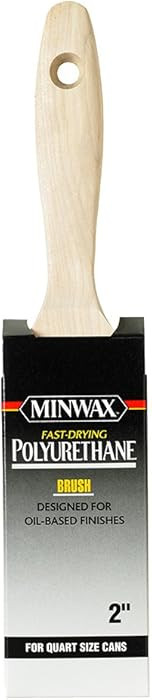 Minwax 427350008 Polyurethane 2" Trim-Black China Bristle Blend Brush/Roller/Applicator, 2 Inch, ... | Amazon (US)