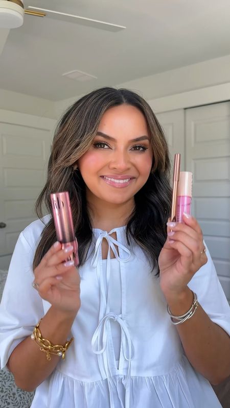 Code SWEETPETITE for 15% off Dibs!

Contour and blush duo stick shade pink cosmos 
Lip liner shade icon baby 
Lip gloss shade Italian soda 
Eyeshadow palette shade coffee in hand 
Top size xs TTS 

#LTKFindsUnder50 #LTKSaleAlert #LTKBeauty