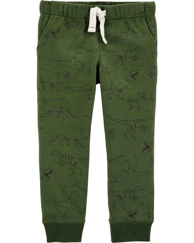 Dinosaur Pull-On French Terry Joggers | Carter's