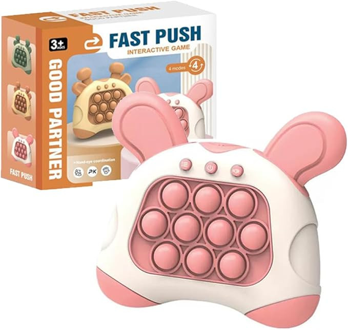 Quick Push Toy with Lights, Fast Push Bubble Game Toys, Creative Fidget Game Quick Push Bubble Co... | Amazon (CA)