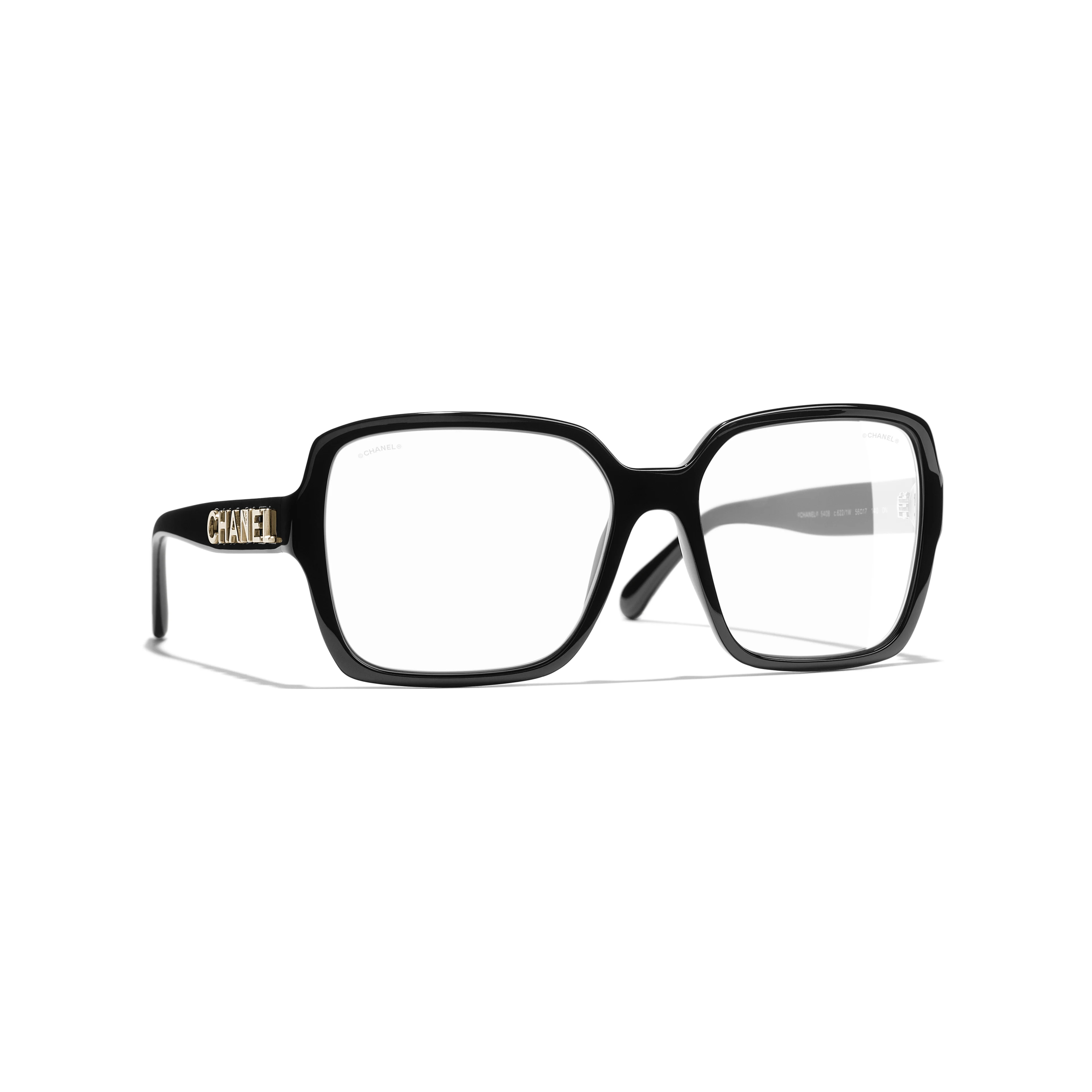 CHANEL Eyewear: Square Blue Light Glasses, acetate — Fashion | CHANEL | Chanel, Inc. (US)