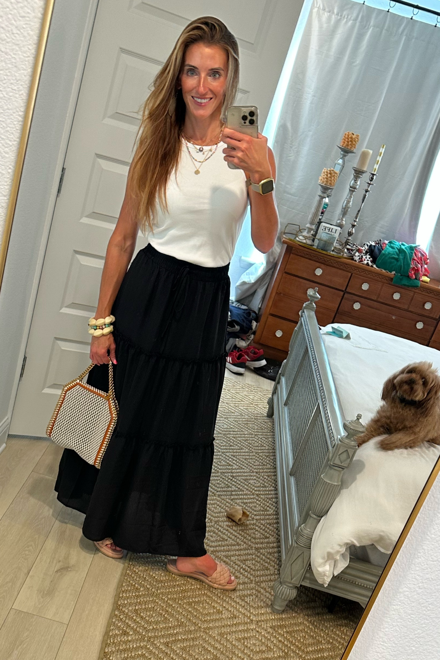 Super comfy slides: https://www.habitla.com/products/bellisima-nude-woven-slide