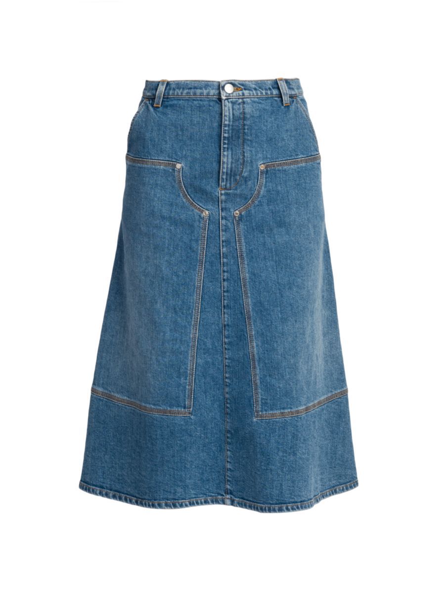 Workwear Denim Skirt | Saks Fifth Avenue