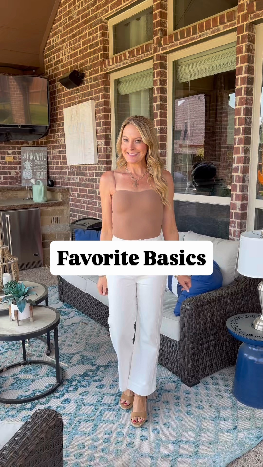 This is the best cami to wear alone or as a layering piece. Best of all no bra needed! Paired it with my fav white jeans. Everything runs tts. 

White jeans | white denim | spring outfit | Summer outfit | casual outfits | Amazon | closet staples | date night | Amazon 

10% discount code ( Validity
Period: March 30 - April 19)
Jeans code: CROP10PANTS
Bra-in tank code: BRA10TOP

#LTKSaleAlert #LTKmomlife #LTKootd