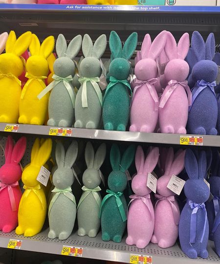 The flocked bunnies are back! #walmartpartner Only a few colors left online so get them fast or get into the store and see what’s available. These are such a fun addition to your decor! Use them as a table centerpiece if you’re hosting Easter dinner! I linked these and a few other of my favorite Easter decor options available now!

@walmart #iywyk