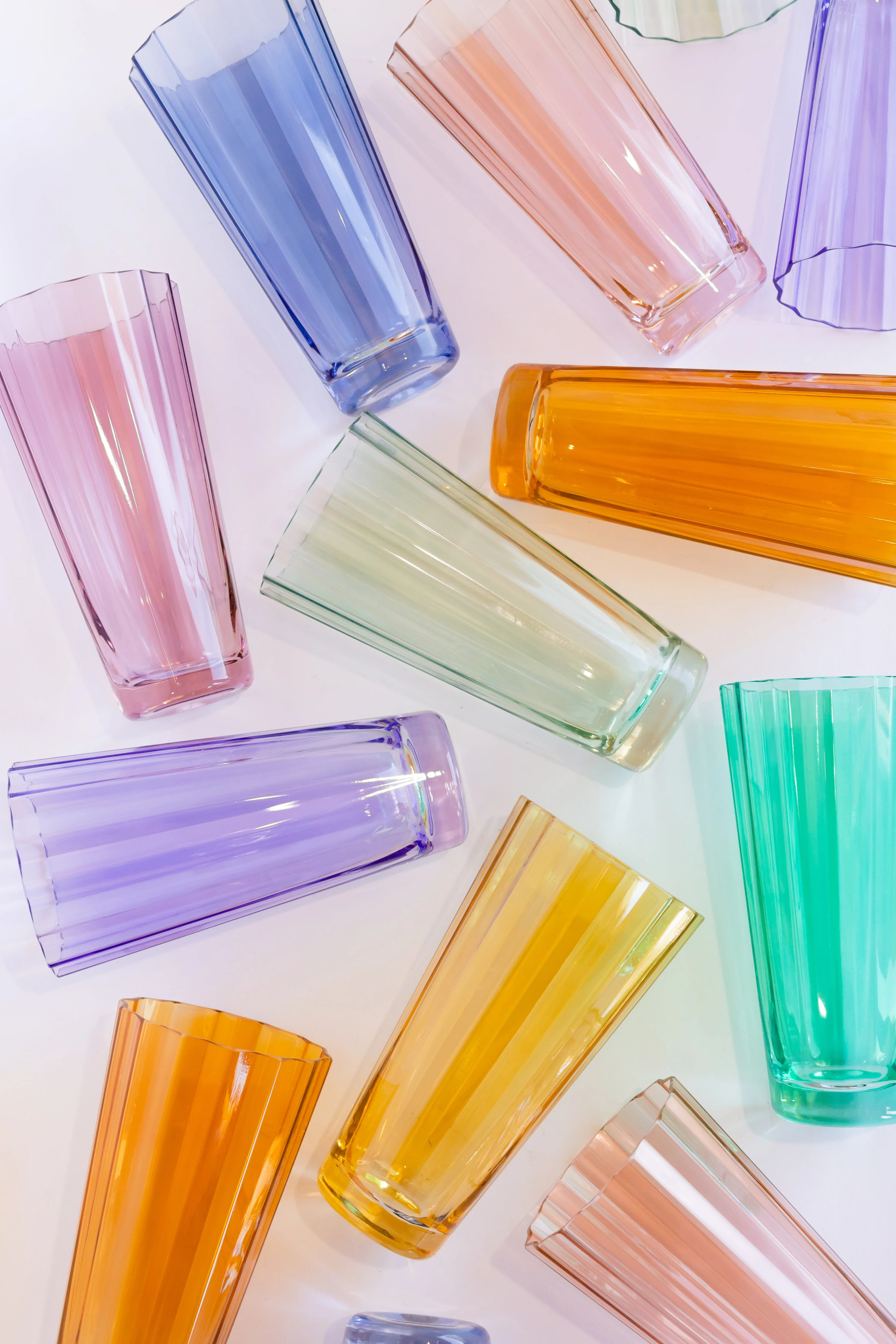 Estelle Colored Sunday High Balls - Set of 6 {Mystery Box} | Estelle Colored Glass