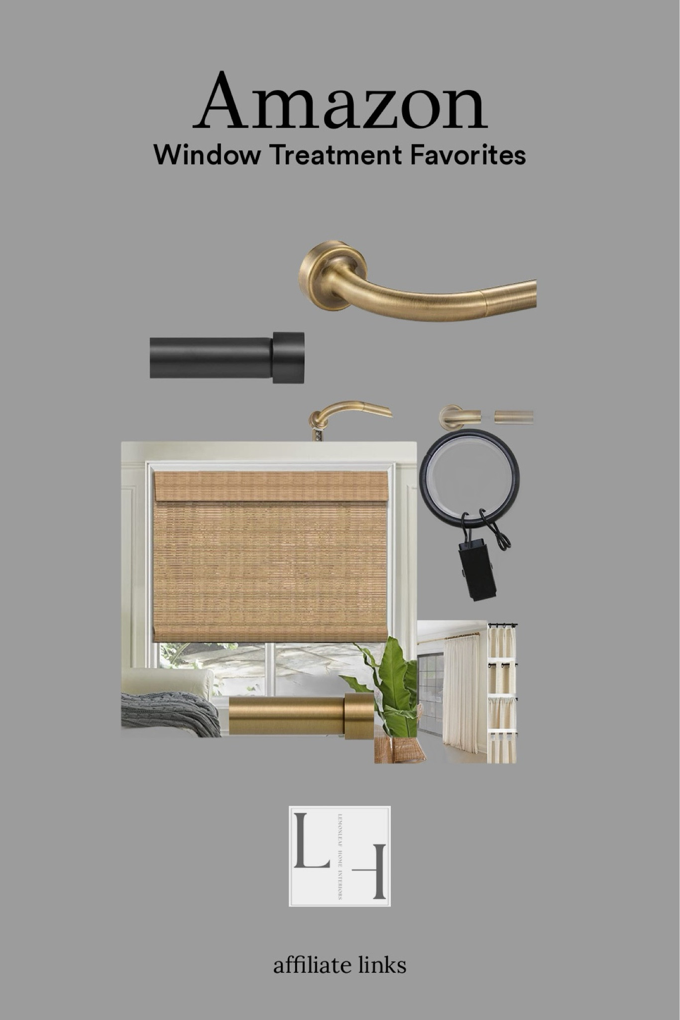 What I use for window treatments from Amazon 



#LTKfindsunder100 #LTKstyletip #LTKhome