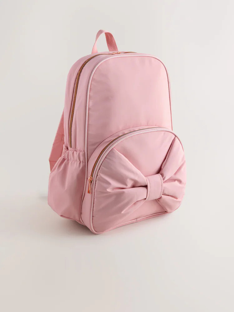 Pink Bow Backpack | Next US
