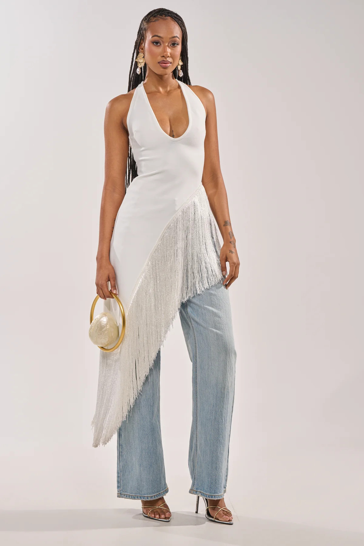 TAKE ME OUT FRINGE TOP | AKIRA