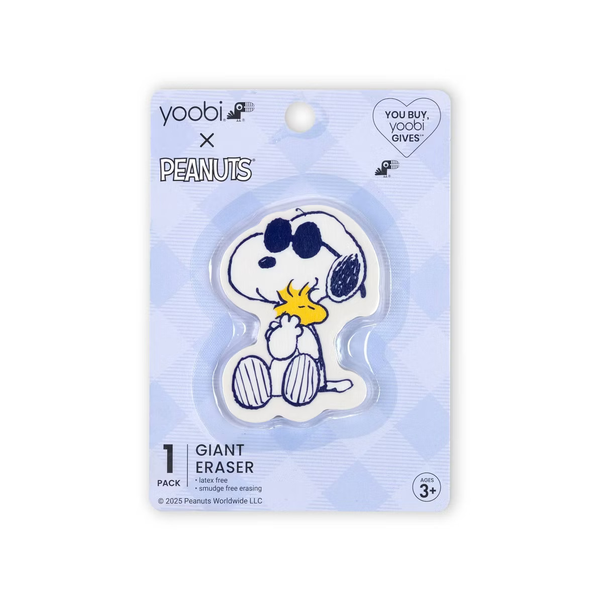 Yoobi Peanuts Giant Eraser Joe Cool Woodstock | Target