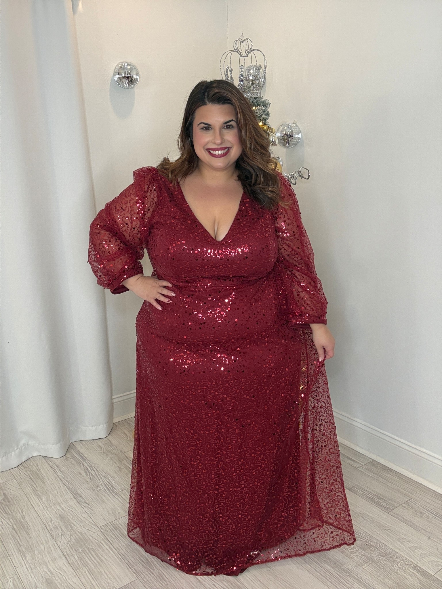 Get your usual size 

#LTKHoliday #LTKOver40 #LTKPlusSize