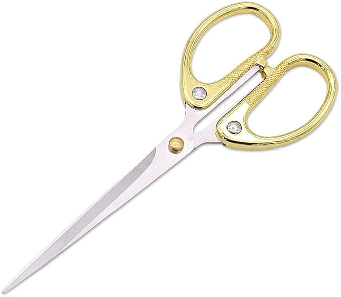 6.3-inch All Stainless Steel Office Scissors,Ultra Sharp Blade Shears,Sturdy Sharp Scissor for Of... | Amazon (US)