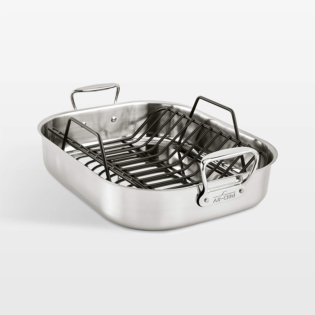 All-Clad Stainless Steel Roasting Pan + Reviews | Crate & Barrel | Crate & Barrel