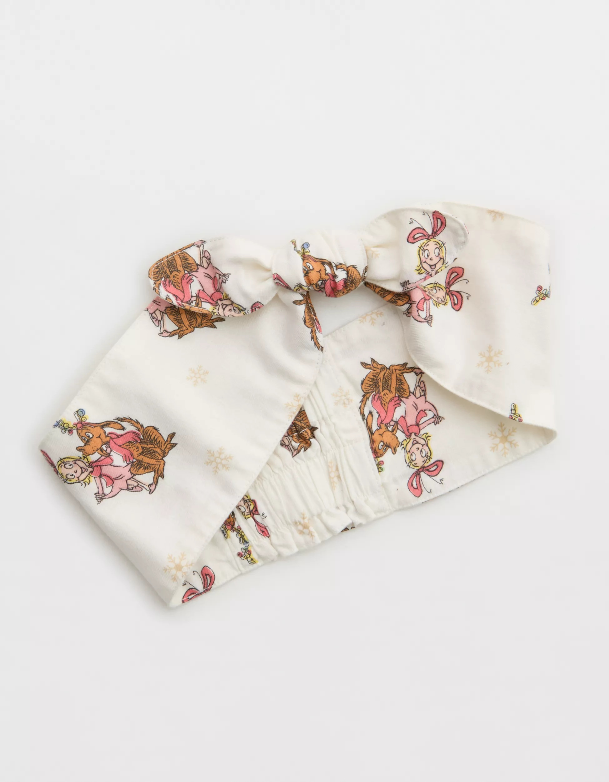 Aerie Cindy Lou Flannel Bow Headband | American Eagle Outfitters (US & CA)