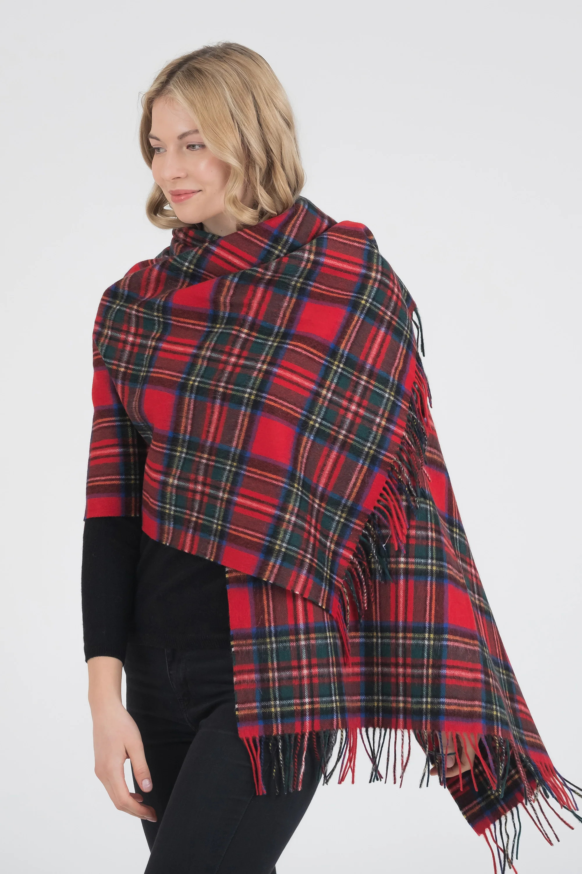 Heritage Tartan Lambswool Stole - Official Royal Stewart | Kiltane