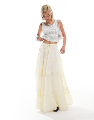 Reclaimed Vintage western maxi skirt | ASOS (Global)