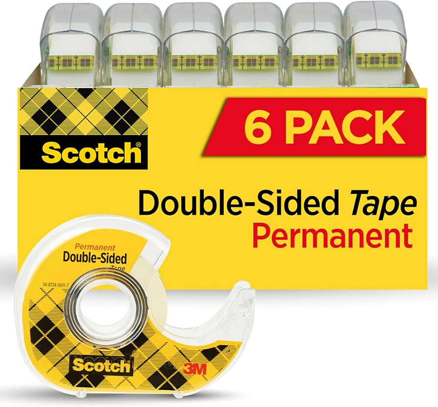 Scotch Double Sided Tape with Tape Dispenser, Office and School Supplies for Arts and Crafts, Alt... | Amazon (US)