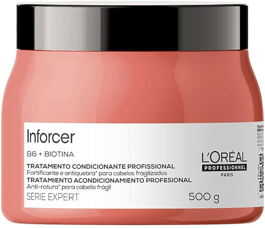 L'Oréal Professionnel Máscara de Tratamento Inforcer, Para Cabelos Fracos e Frágeis, Fornece F... | Amazon (BR)