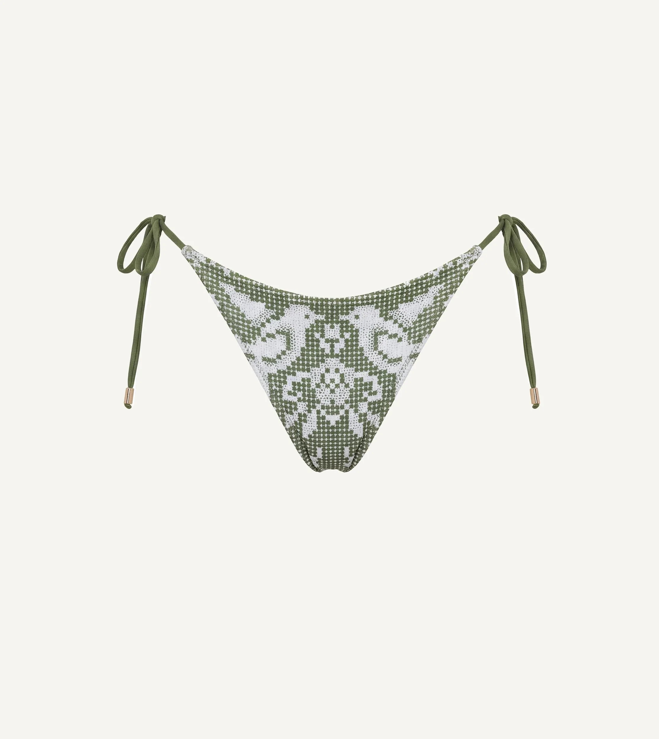 Marguerite Tie Side Bottom | Verdant Flight | Cleobella