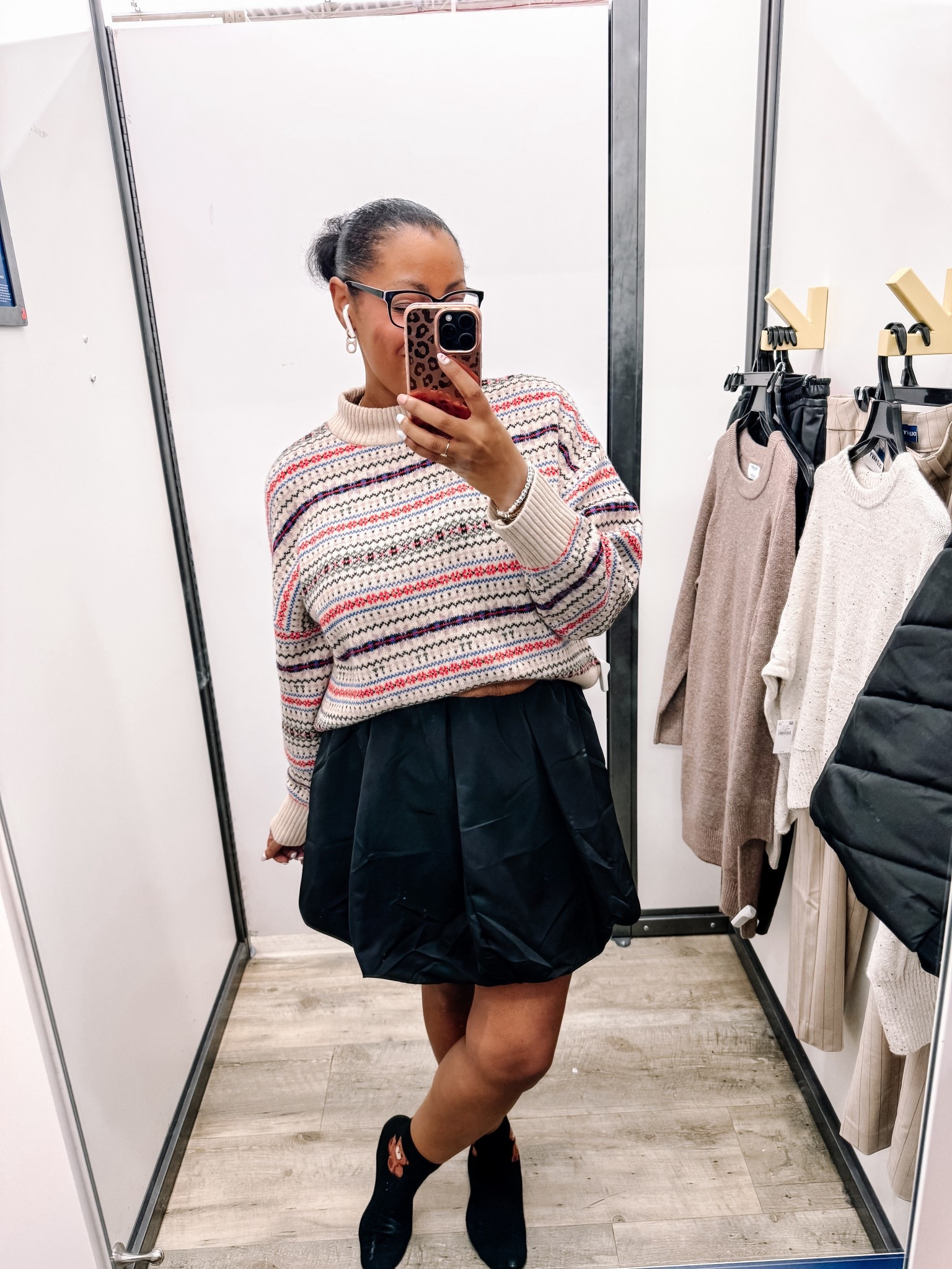 Cozy knit sweater and bubble skirt both on major deal today!! Wearing size large in both 

#LTKCyberWeek #LTKHoliday #LTKMidsize