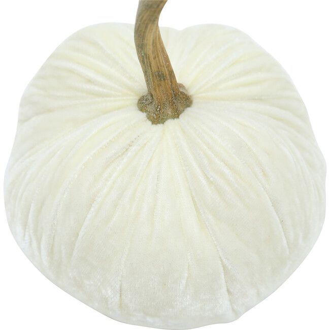 Velvet Pumpkin, Ivory | Maisonette