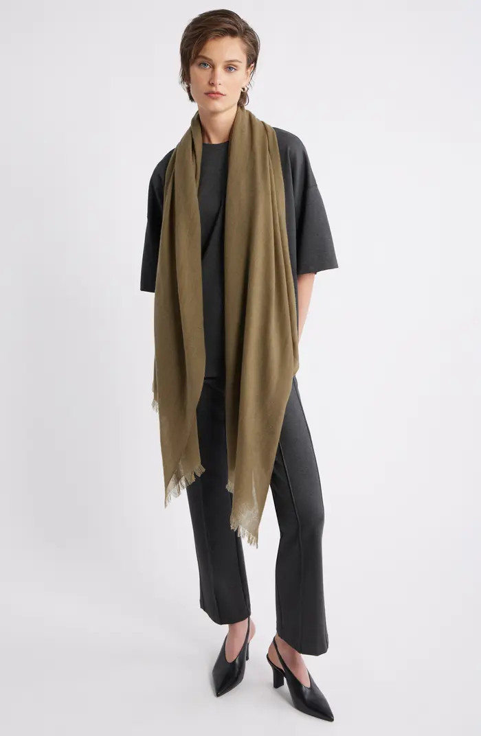 Textured Cashmere Scarf | Nordstrom