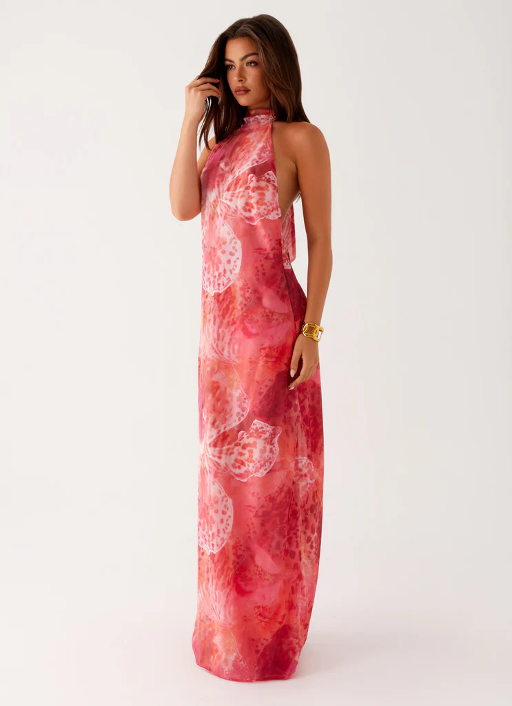 California Maxi Dress - Flamingo Fling | Peppermayo (Global)
