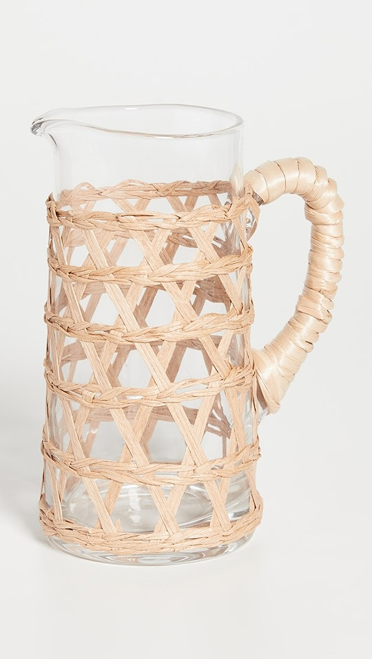 Hand-Woven Lattice Pitcher | Shopbop