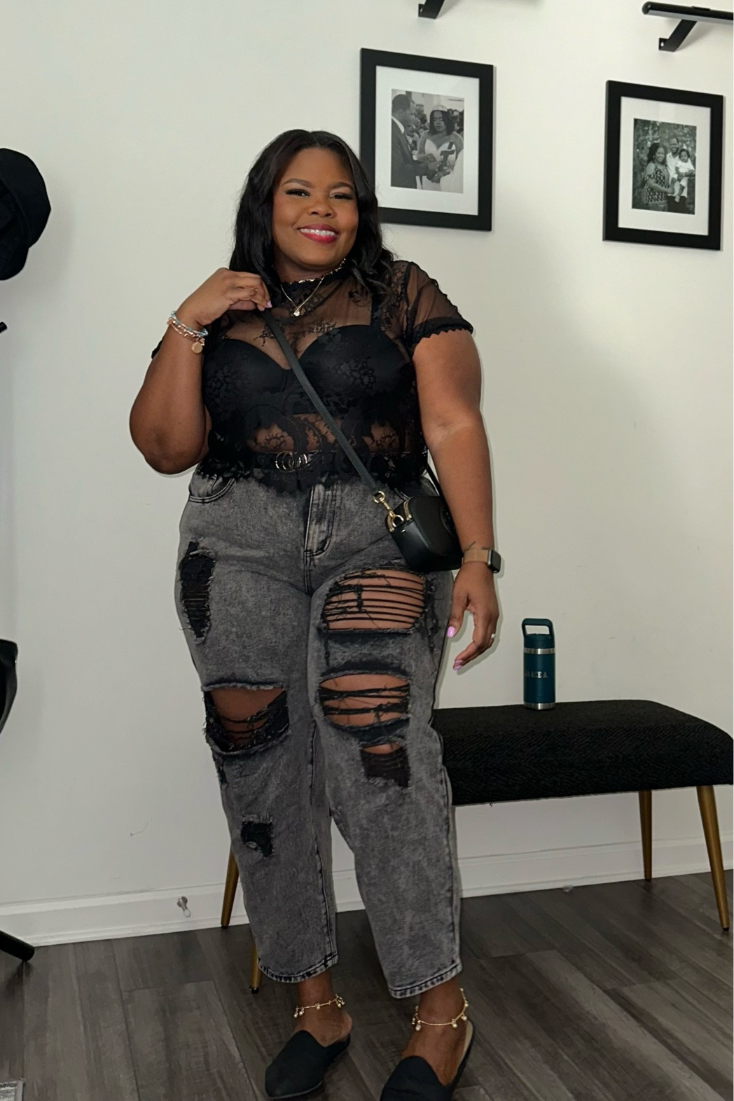 Closing off the summer season with some black on black! Are you feeling this outfit?

#LTKMidsize #LTKStyleTip #LTKSeasonal