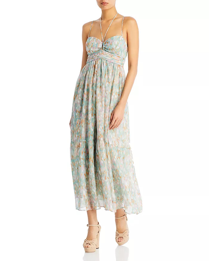 Keyhole Halter Maxi Dress - 100% Exclusive | Bloomingdale's (US)