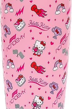 F1A x Hello Kitty Insulated Travel Drink Tumbler Cup, Pink, 20 oz. | Amazon (US)
