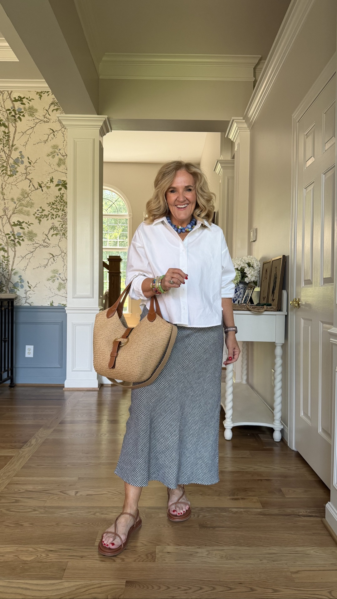 Blouse size medium, and an extra 40% off
Skirt size small
10% off my tote code NANETTE 
A LOT OF THE JEWELRY HAS SALE PRICES TOO

#LTKSaleAlert #LTKOver40 #LTKootd